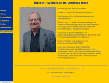 Tablet Screenshot of dr-andreas-rose.de